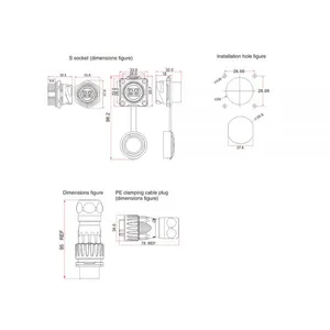 IP67 Waterproof Fiber Optic Connector Circular Connector Data Connector for Data Transmission Equipment thumbnail-3
