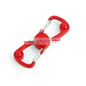 Promotion Gift Dual Zinc Alloy Carabiner Fidget Spinner thumbnail-6