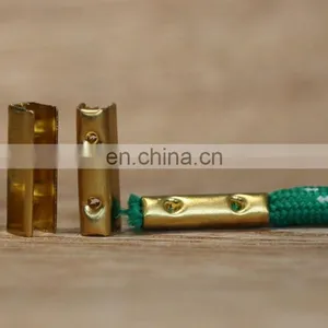 Metal Crimp for Belt/ Metal Cord End for Shoelace/ Metal Shoelace Tips for Belt thumbnail-6