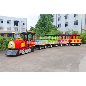 Zhongshan Amusement Park Outdoor and Indoor Equipment Trackless Train Tourist Trains Shopping Mall and Square Electric t thumbnail-2