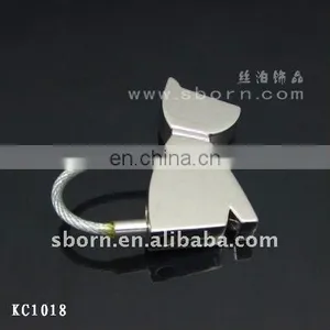 Cute Cat Shape Stainless Steel Wire Rope Key Chain for Souvenir Gifts thumbnail-6