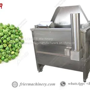 200KG/H Fully Automatic Continuous Fryers Machine for Green Peas Costs thumbnail-1