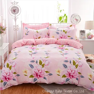 Customized 225cm 70gsm Pigment Printed 100% Polyester Bedsheet Fabric for Sri Lanka Market thumbnail-1