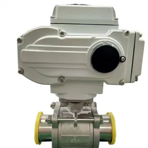 110V Solenoid Valve 4-20ma Motorized Ball Valve thumbnail-2
