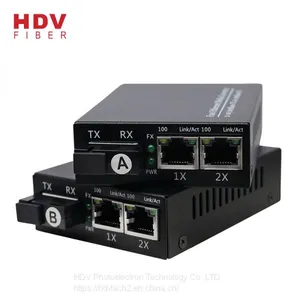 China OEM Single Fiber Ports 2 Rj45 Ports SFP Media Converter thumbnail-5