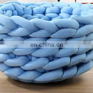 Tube Braid Yarn Hand Knitting CAT NEST Machine Washable thumbnail-2