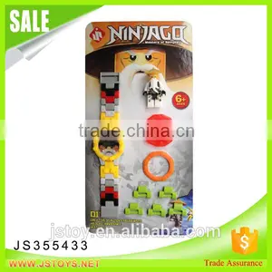 New Arrival Plastic Building Blocks Toys for Kids Electronic Watch With Minifigures thumbnail-6