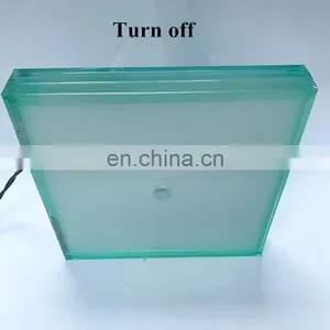 Electric Smart Glass High Quality Magic Switchable PDLC Film Glazing Low Iron Super Ultra Clear Ultrawhite Tempered Laminated6+6 thumbnail-5