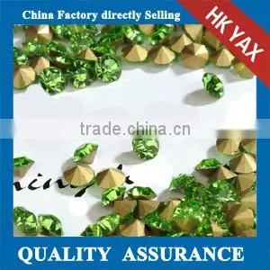 W0619 China Factory Pointback Chaton, Point Back Chaton High Quality,crystal Point Back Rhinestone Chaton thumbnail-1