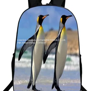 Wholesale Cheap Lightweight High Quality Polyester Printed Animal Backpack for Children thumbnail-1