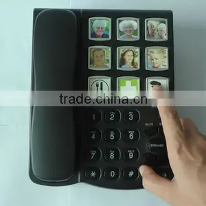 Big Button Telephone With Emergency Button for Old Man thumbnail-1