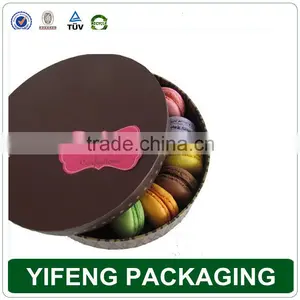 Custom Round Cardboard Gift Packaging Box With Transparent Lid thumbnail-6