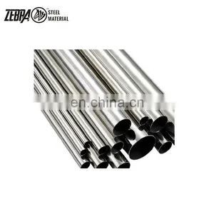 Wholesale Factory Supply Inox Pipe 201 202 304 316 SS Seamless Stainless Steel Round Pipe Tube thumbnail-2