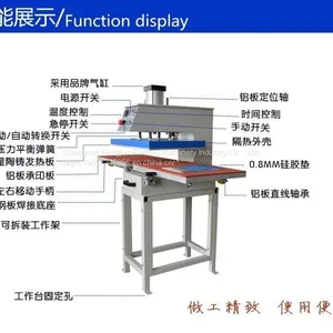 Pneumatic Printing Machine Double Station Slide Hot Stamping Machine Heat Transfer Machine Stamping Trademark Stamping Drill Printing Machine thumbnail-5