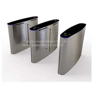 Retractable Barrier Wing Optical Turnstile/ Automatic Flap Turnstile Gate/ Flap Gate Optical Turnstile thumbnail-4