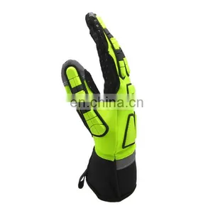 High Quality Wholesale Heavy Duty Industrial TPR Anti Impact Cut Resistant Safety Mechanic Gloves For Working thumbnail-3