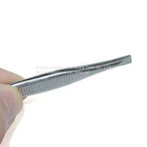 Flat Head Tweezers Plucking Eyebrow Clip Plucking Forceps Small Tweezers Tool Artifact Beard Men Eyebrow Shaving thumbnail-3
