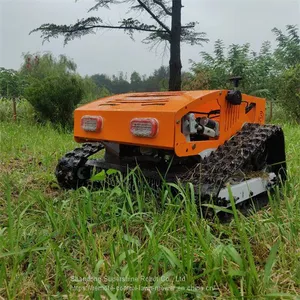 Remote Control Steep Slope Mower, China Remote Controlled Brush Cutter Price, Slope Mower for Sale thumbnail-2