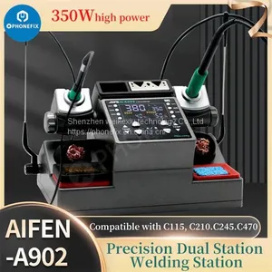 AIFEN A902 Double Soldering Station JBC C115 C210 C245 Soldering Tool For Phone PCB IC Repair thumbnail-1