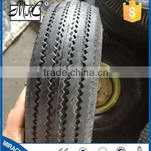 CHINA Supplier Small Rubber Wagon Wheel Two Wheel Wheelbarrow Wheel 4.10 / 3.50-4 thumbnail-1