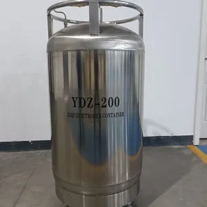 Self Pressurized Tank YDZ-200 High-quality Laboratory Stainless Steel Liquid Nitrogen Tank thumbnail-2
