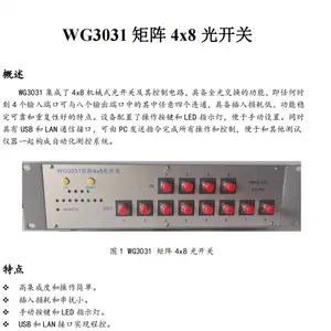 Wg3031 Matrix 4X8 Optical Switch thumbnail-2