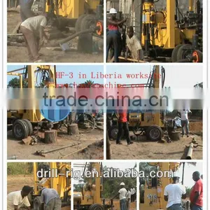 2013 Hot Sale! HF-3 Trailer Excavator Mounted Drilling Rig thumbnail-1