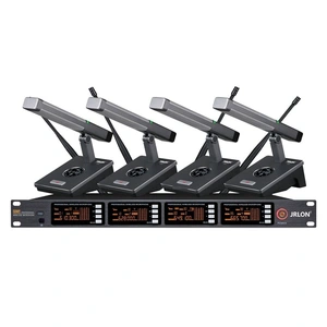 JRLON LA-2400 Four-way Wireless Conference Microphone (Built-in Rechargeable Battery, Battery Detachable) thumbnail-1