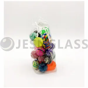 Hot Sale High Bouncy Ball Children's Toy Rubber Balls 35 MM PET Bag Package thumbnail-1