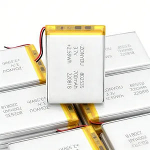 Factory Direct 802535 Li-Po Battery Pouch Cell 500 Cycles Life LiCoO2 Cathode for Power Tools Toys RV & Cars thumbnail-3