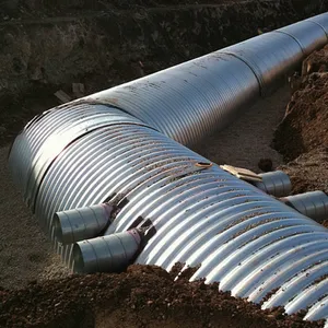 Galvanized Helical Corrugated Steel Culvert thumbnail-1