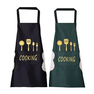 Sleeveless Apron Manufacturer Customize High Quality Low Price Waterproof Cooking Kitchen Chef Apron Custom thumbnail-2