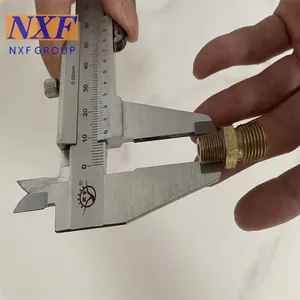 NXF C2800/GB H62/ASTM C27400/ISO CuZn40/BS CZ109 OD DN15-1200 Brass Forging Threaded Straight or Reducing Nipple thumbnail-4
