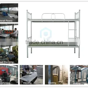 School Furniture Heavy Capacity Students Used Steel Bunk Bed thumbnail-3