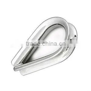 Stainless Steel Heavy Duty Wire Rope Thimble G414 Type thumbnail-1