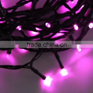 Best Selling 22m 200 LED Solar Christmas String Light for Outdoor, Gardens, Homes, Christmas Party Pink thumbnail-4