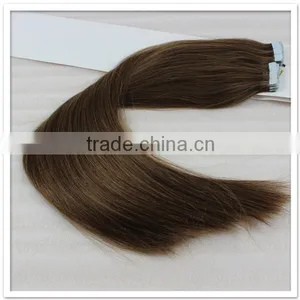 Light Ash Brown Hair Color Teap Tape Hair Extensions thumbnail-5