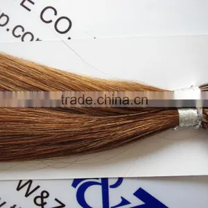 100% Human Hair Wholesale I-tip Hair Extensions 28 Inch Straight thumbnail-1