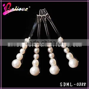 Cute Pearl Hair Accessories Made in China Yiwu Pearl Hair Clip Pearl Pin for Girls thumbnail-1