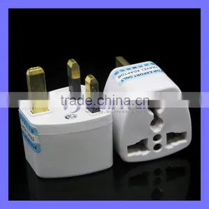 Wholesales Cheap Price AU US EU to UK Adapter Converter 3 Pin AC Power Plug Adaptor Connector thumbnail-1