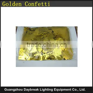 Celebration Golden Confetti Paper for Stage Party Confetti Cannon Machine 1 kg / Bag thumbnail-1