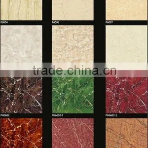 Hot Sale Brown Full Polished Ceramic Floor Tile thumbnail-1