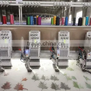 6needles 21heads Flat Single Sequin Embroidery Machine thumbnail-1
