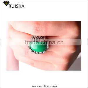 Caroline Fashion Vintage Filigree Single Stone Ring Designs thumbnail-3