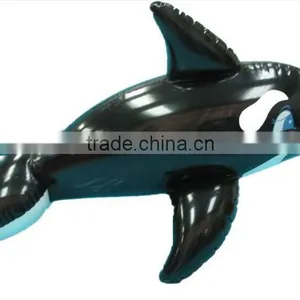 PVC Inflatable Dophin/shark Animal Riders Toys Float for Kids Water Sports thumbnail-1