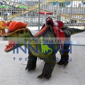 Life-size Automatic Inflatable Animatronic Dinosaur for Amusement Rides thumbnail-5