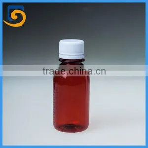 Pharmaceutical Industrial Use and Liquid Medicine Use 100ml Amber Plastic PET Bottle Wholesale thumbnail-1