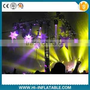 Amazing Concert Decorations Inflatable Star With Luminous Led Lights for Party Decoration thumbnail-1