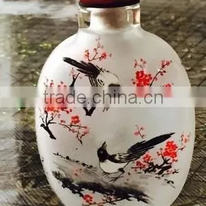 Glass Snuff Bottle Inner Painting Art Crafts thumbnail-1