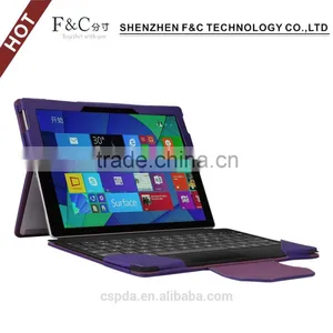 Premium pu Leather Tablet Protective Case for Microsoft Surface Pro 4 With Stylus Holder Design thumbnail-5